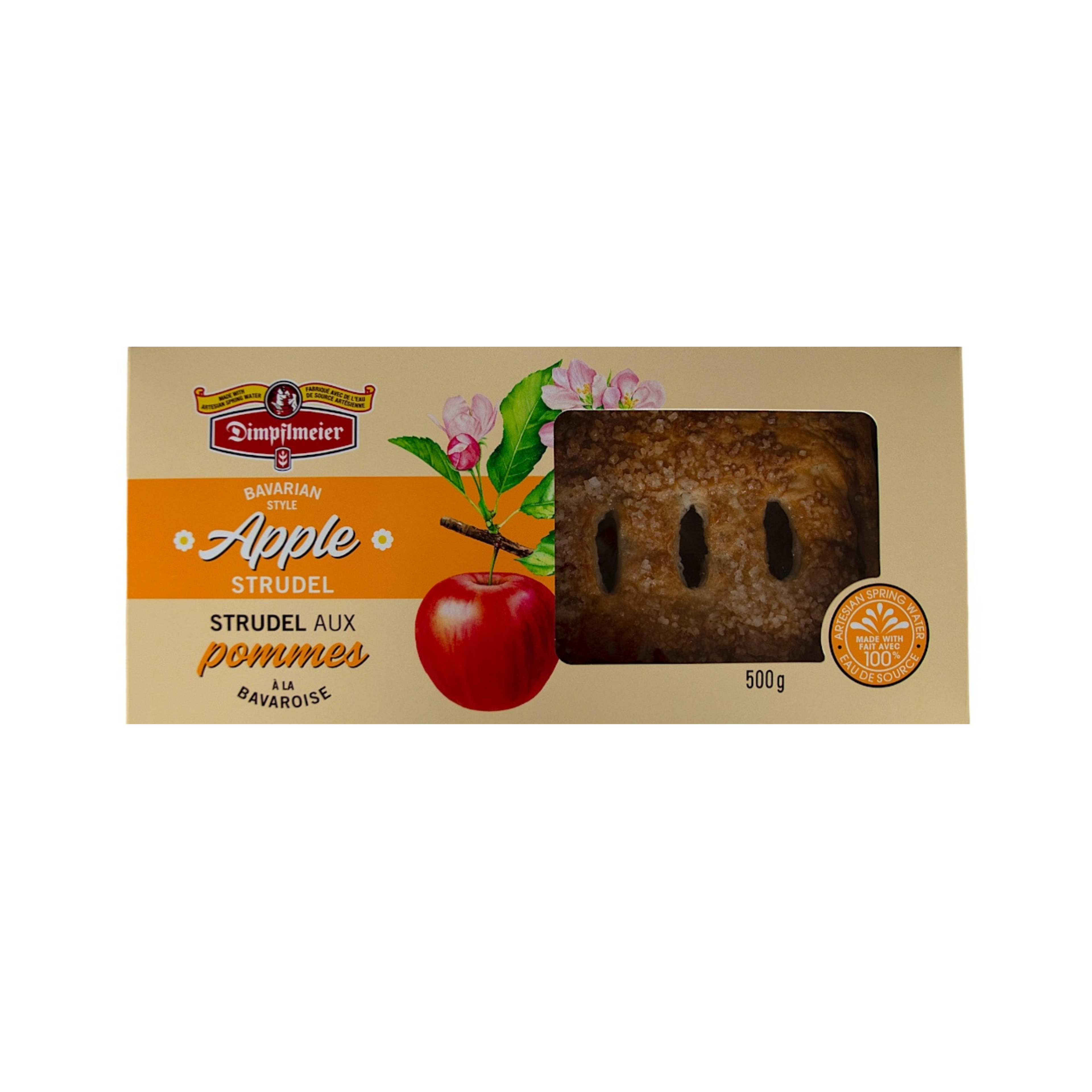 Bavarian Style Apple Strudel